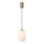 Luster na lanku 1xE14/25W/230V biela pr. 15 cm