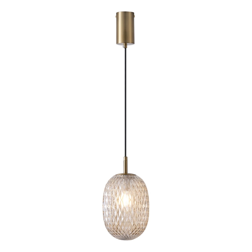 Luster na lanku 1xE14/25W/230V číra pr. 15 cm