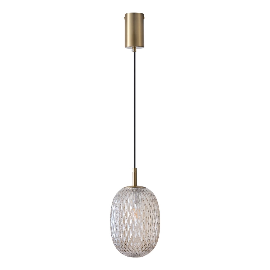 Luster na lanku 1xE14/25W/230V číra pr. 15 cm