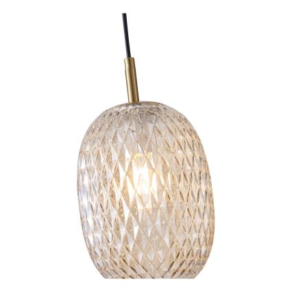 Luster na lanku 1xE14/25W/230V číra pr. 15 cm