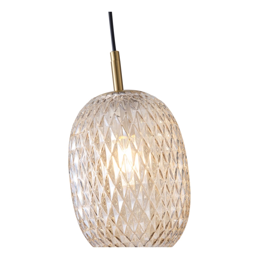 Luster na lanku 1xE14/25W/230V číra pr. 15 cm