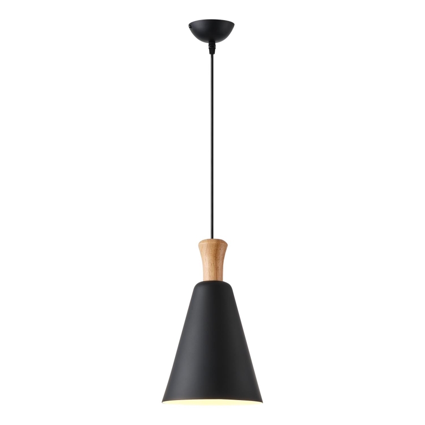 Luster na lanku 1xE27/15W/230V čierna pr. 20 cm