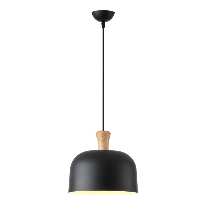 Luster na lanku 1xE27/15W/230V čierna pr. 27 cm