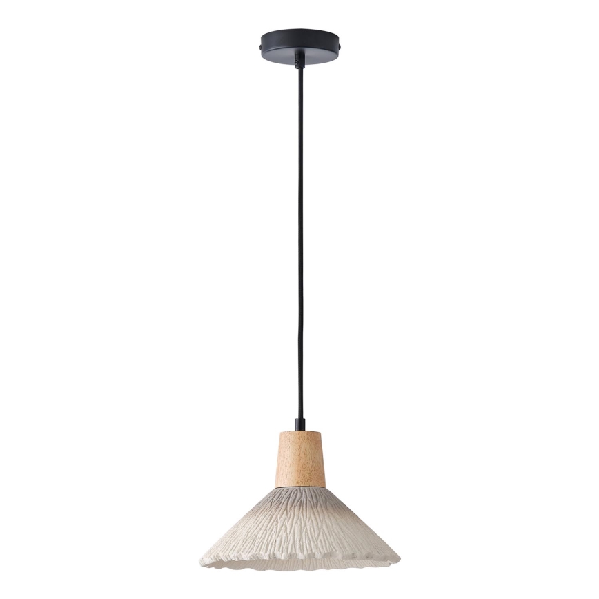 Luster na lanku 1xE27/15W/230V krémová