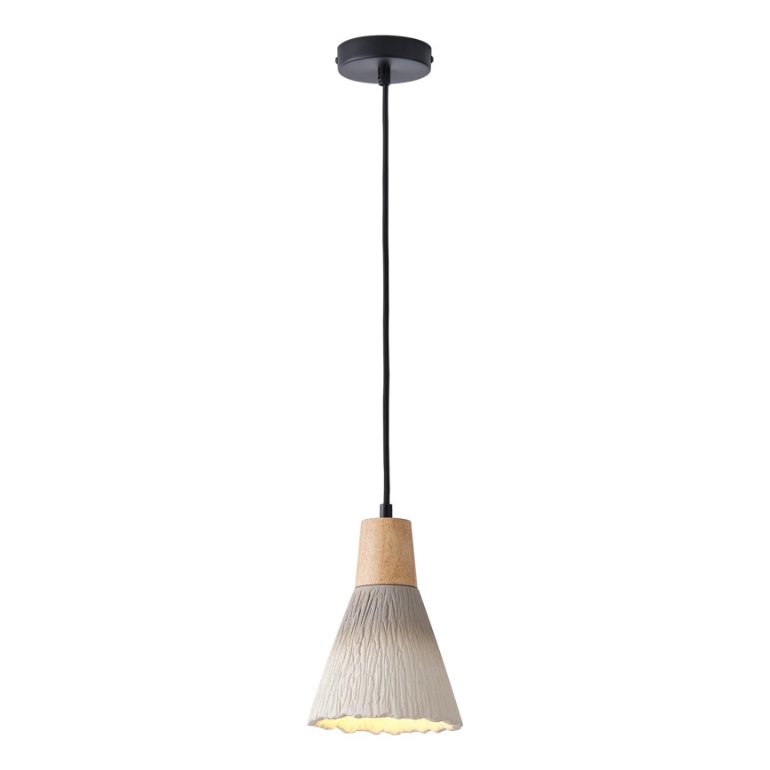 Luster na lanku 1xE27/15W/230V krémová