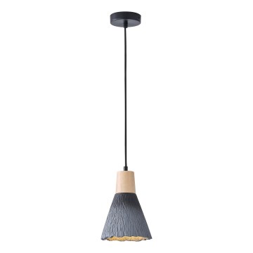 Luster na lanku 1xE27/15W/230V šedá