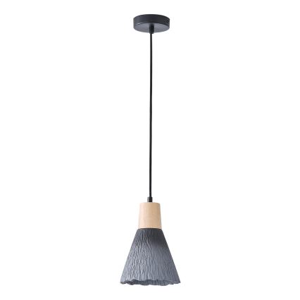 Luster na lanku 1xE27/15W/230V šedá
