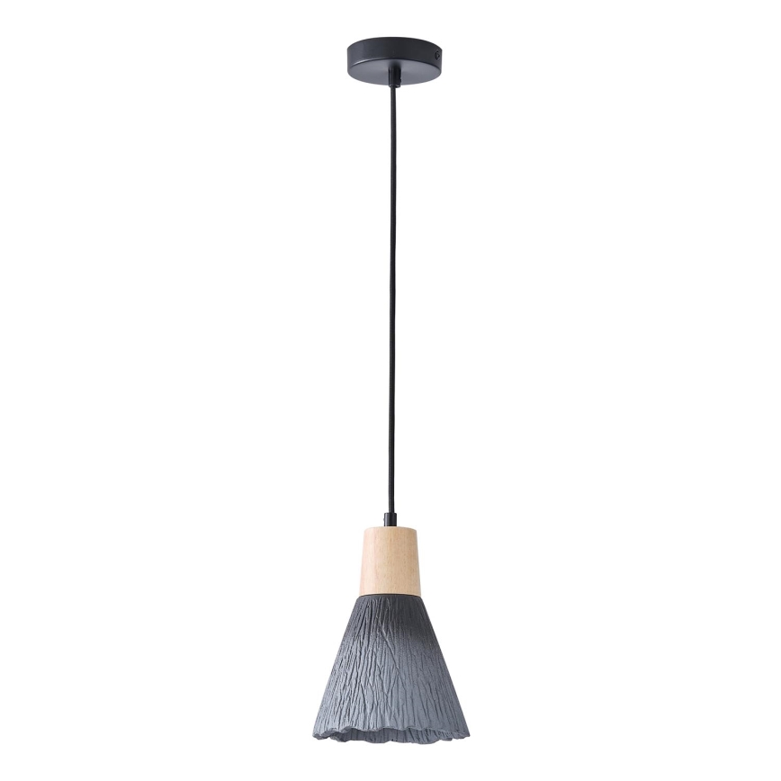 Luster na lanku 1xE27/15W/230V šedá