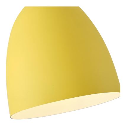 Luster na lanku 1xE27/15W/230V žltá pr. 23 cm