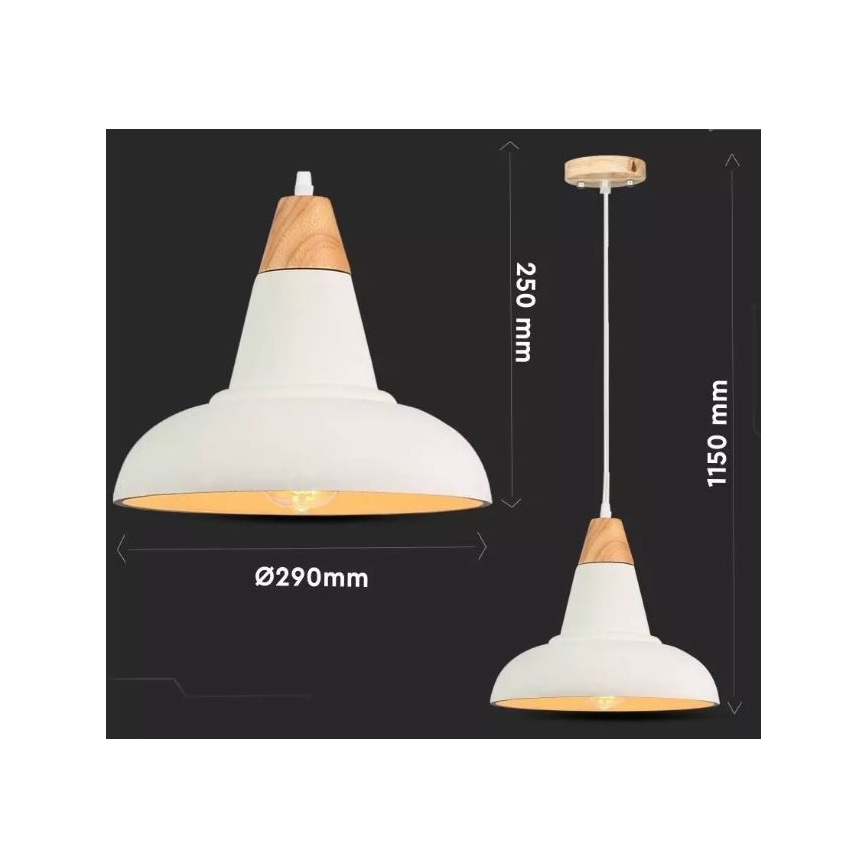 Luster na lanku 1xE27/60W/230V