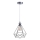 Luster na lanku 1xE27/60W/230V pr. 22 cm lesklý chróm