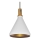 Luster na lanku 1xE27/60W/230V pr. 23 cm biela