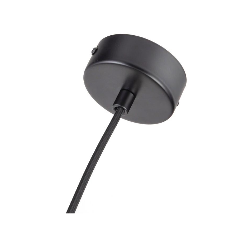 Luster na lanku 1xGU10/10W/230V jaseň/masív čierna