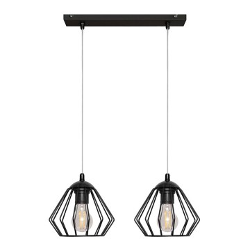 Luster na lanku AGAT 2xE27/15W/230V
