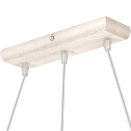 Luster na lanku AIDA 3xE27/60W/230V dub