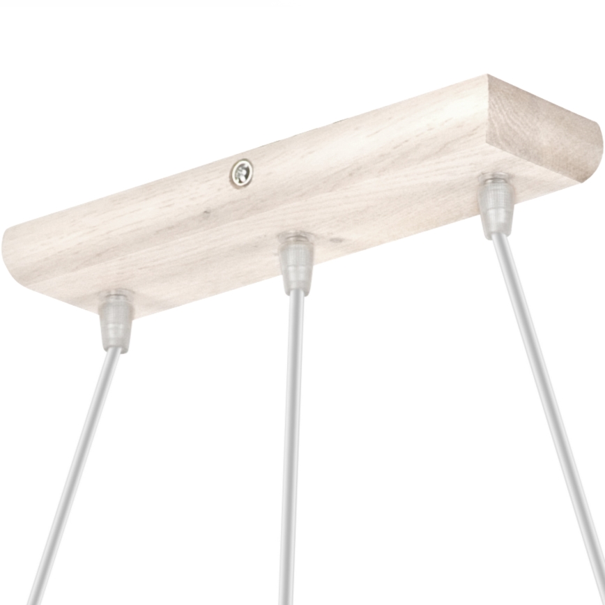 Luster na lanku AIDA 3xE27/60W/230V dub