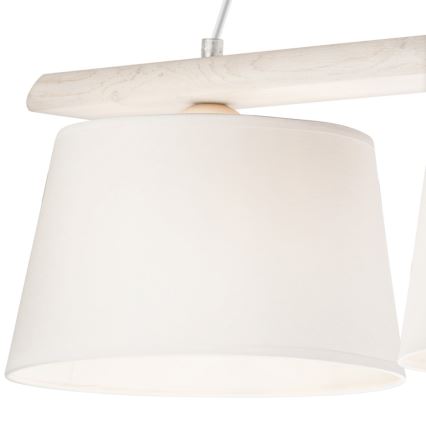 Luster na lanku AIDA 3xE27/60W/230V dub