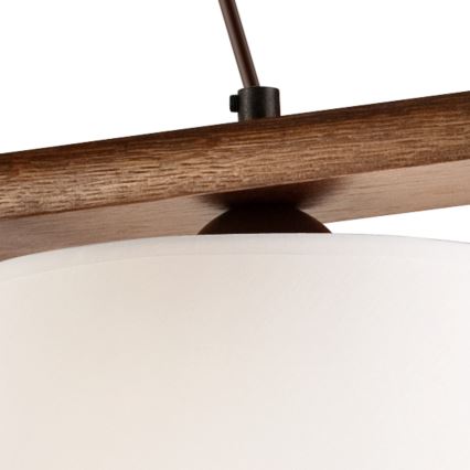 Luster na lanku AIDA 3xE27/60W/230V orech - FSC certifikované