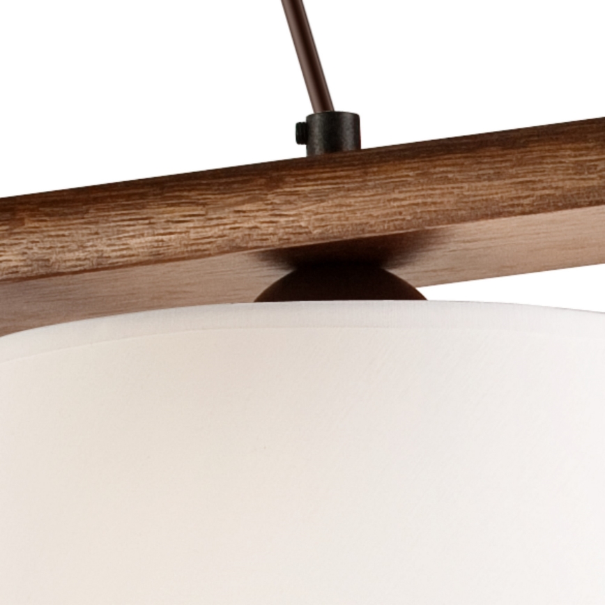 Luster na lanku AIDA 3xE27/60W/230V orech - FSC certifikované