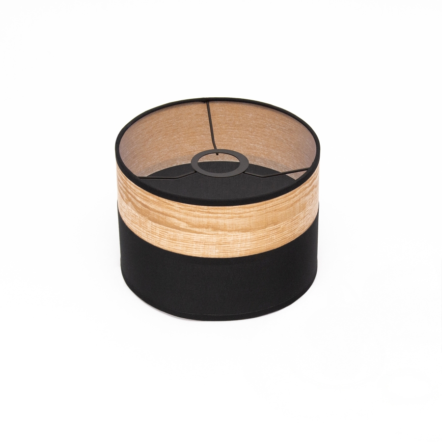 Luster na lanku ALBA 1xE27/15W/230V pr. 20 cm čierna/hnedá