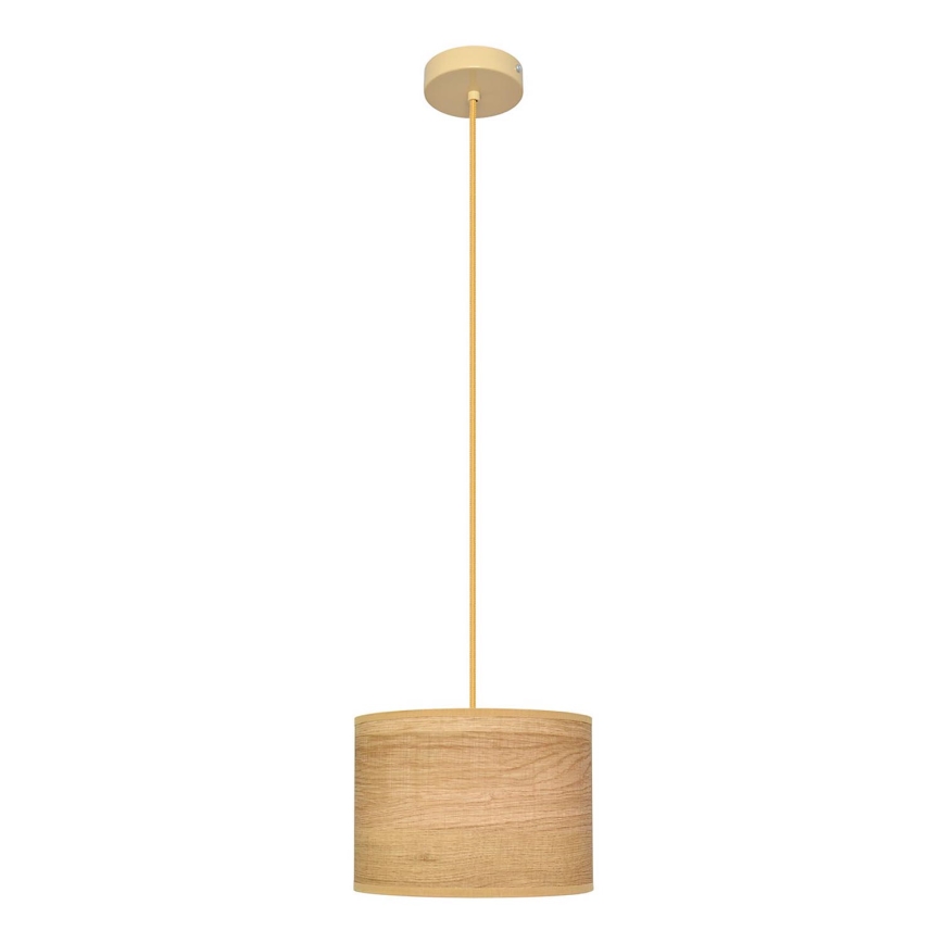 Luster na lanku ALBA 1xE27/15W/230V pr. 20 cm hnedá