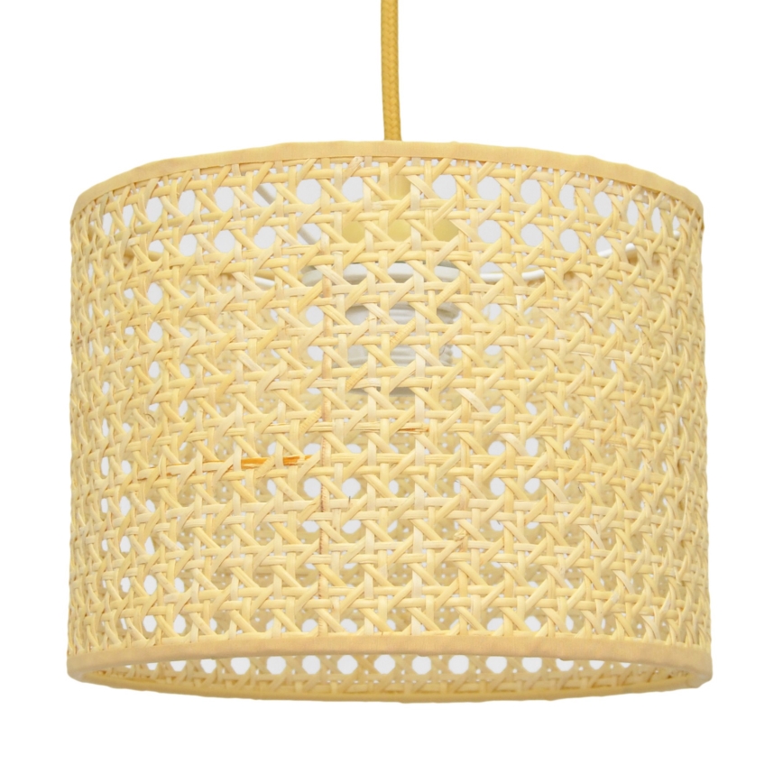 Luster na lanku ALBA 1xE27/15W/230V pr. 20 cm ratan