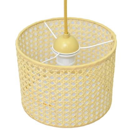 Luster na lanku ALBA 1xE27/15W/230V pr. 20 cm ratan