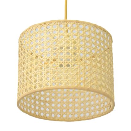 Luster na lanku ALBA 1xE27/15W/230V pr. 20 cm ratan