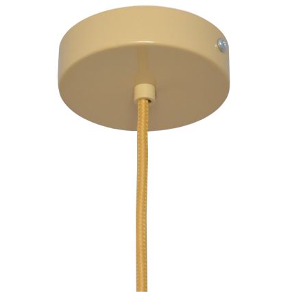Luster na lanku ALBA 1xE27/15W/230V pr. 20 cm ratan