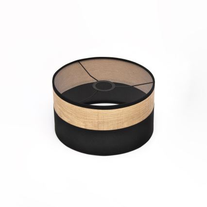 Luster na lanku ALBA 1xE27/15W/230V pr. 25 cm čierna/hnedá