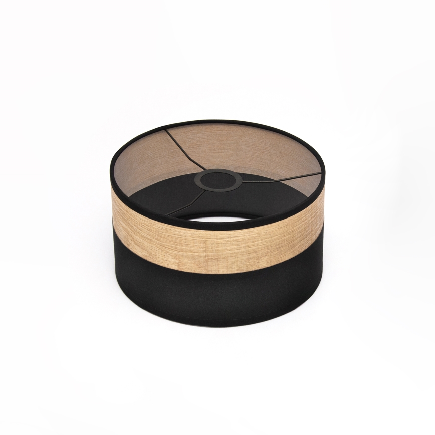 Luster na lanku ALBA 1xE27/15W/230V pr. 25 cm čierna/hnedá