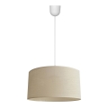 Luster na lanku ALBA 1xE27/15W/230V pr. 40 cm béžová