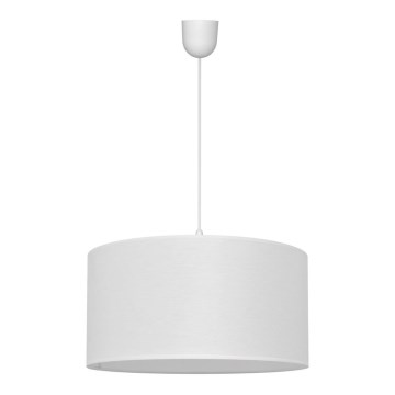 Luster na lanku ALBA 1xE27/15W/230V pr. 40 cm biela