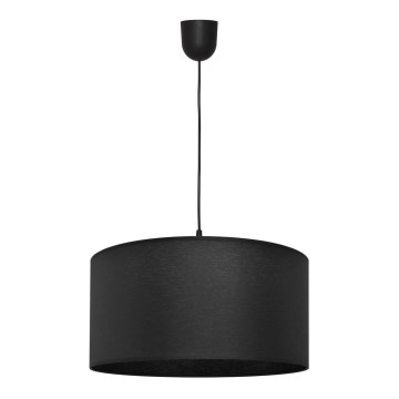 Luster na lanku ALBA 1xE27/15W/230V pr. 40 cm čierna