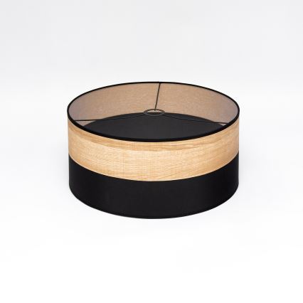 Luster na lanku ALBA 1xE27/15W/230V pr. 45 cm čierna/hnedá