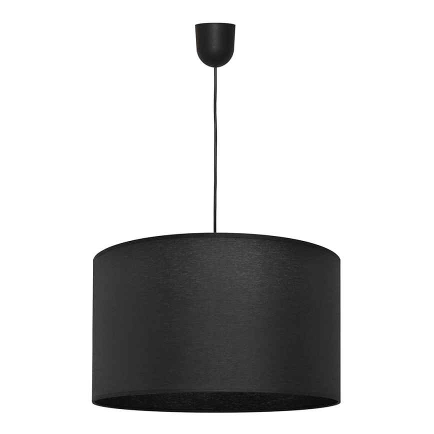 Luster na lanku ALBA 1xE27/15W/230V pr. 45 cm čierna