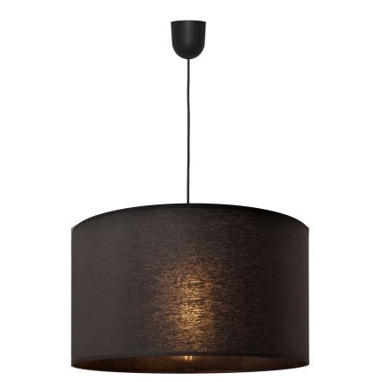 Luster na lanku ALBA 1xE27/15W/230V pr. 45 cm čierna