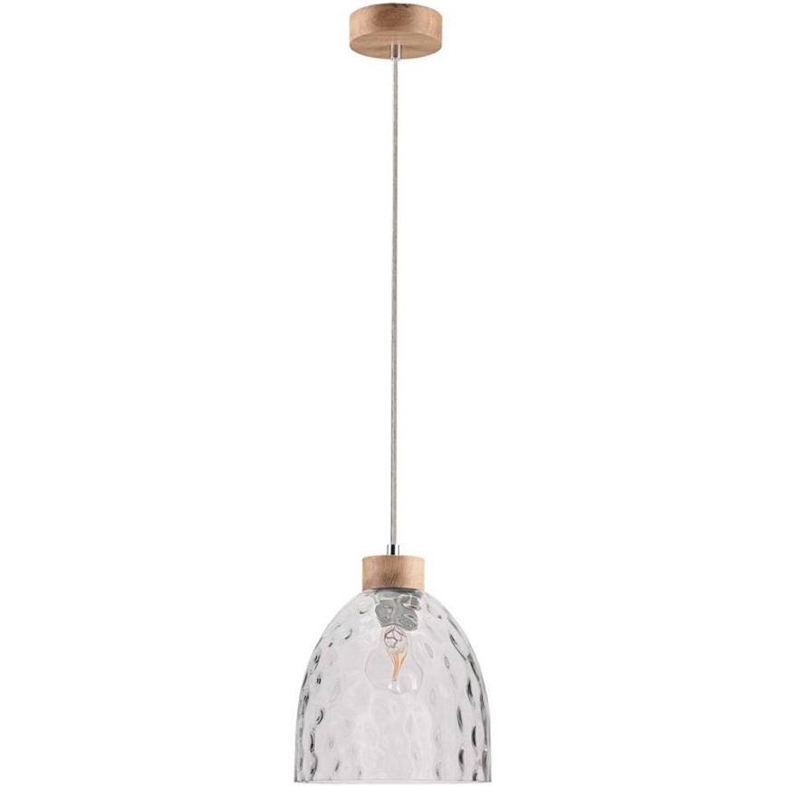 Luster na lanku ALESSANDRO 1xE27/60W/230V dub