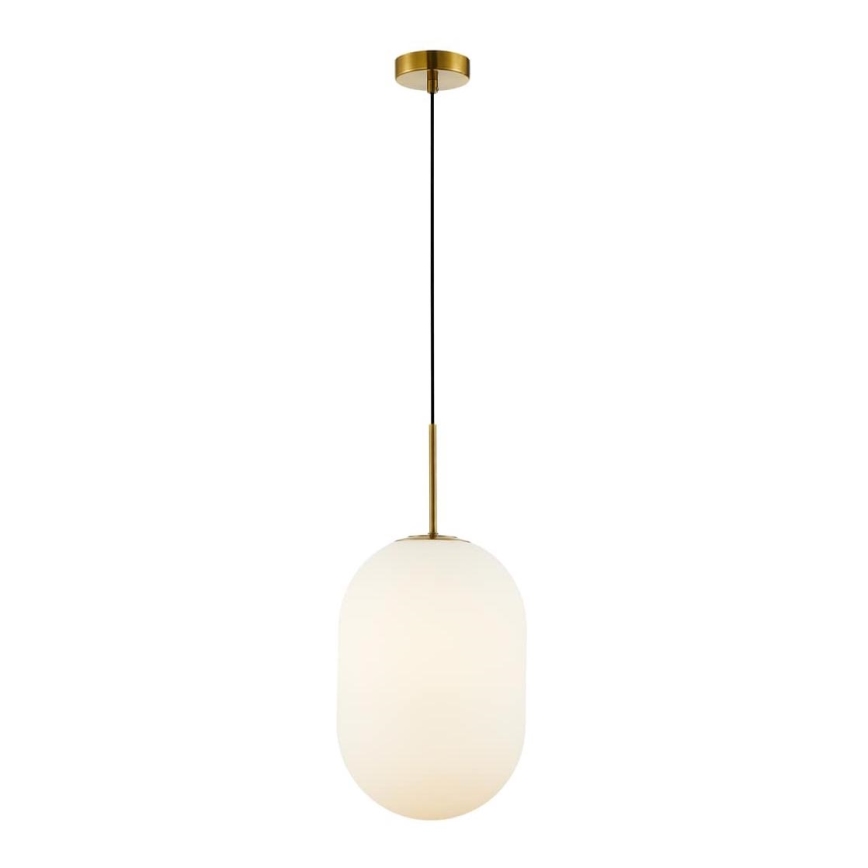 Luster na lanku ALIAS 1xE14/40W/230V pr. 24 cm zlatá