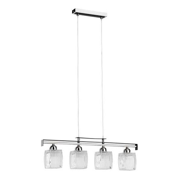 Luster na lanku ALMA 4xE14/10W/230V lesklý chróm