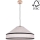 Luster na lanku AMIGO 1xE27/60W/230V dub – FSC certifikované