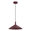 Luster na lanku ANEGA 1xGX53/15W/230V priemer 30 cm bordový