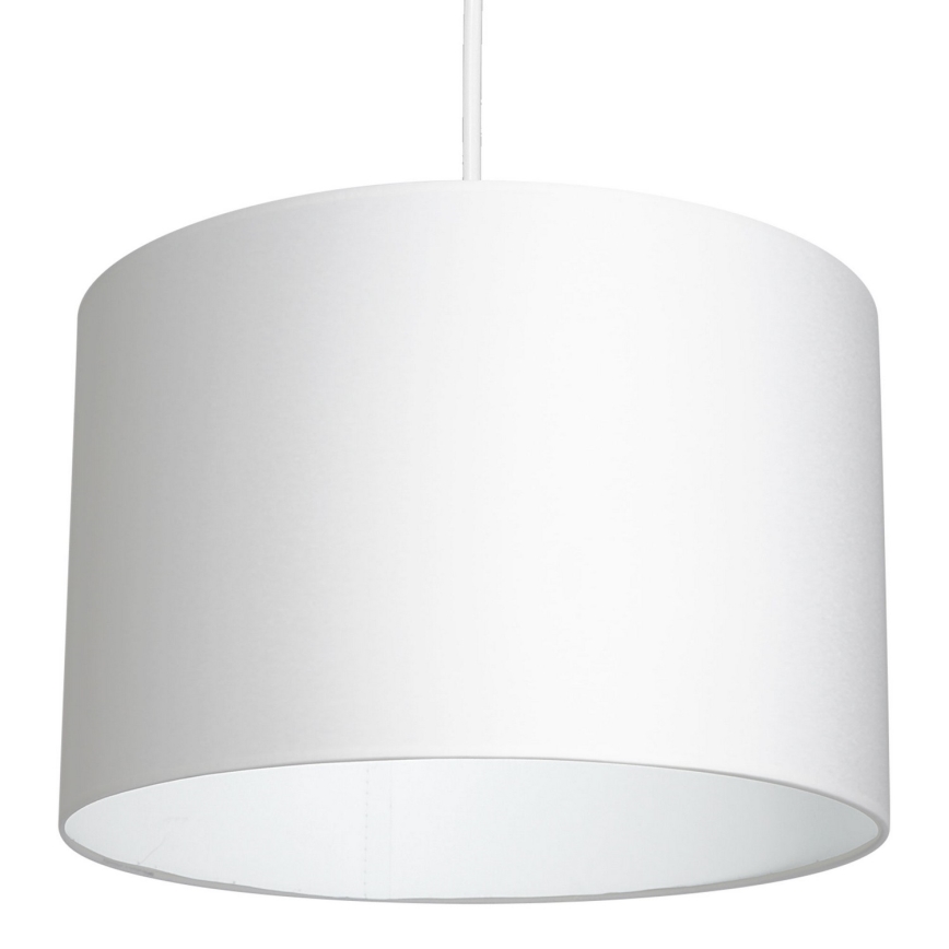 Luster na lanku ARDEN 1xE27/60W/230V pr. 25 cm biela