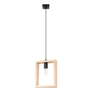 Luster na lanku ARIES 1xE27/15W/230V buk/béžová