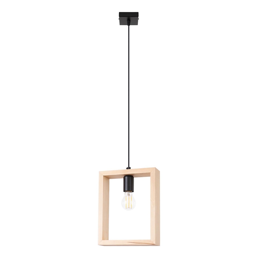 Luster na lanku ARIES 1xE27/15W/230V buk/béžová