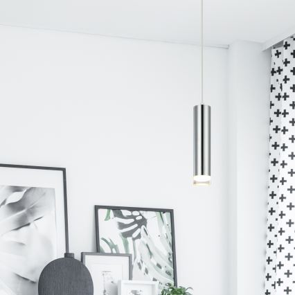 Luster na lanku ARMIN 1xGU10/10W/230V lesklý chróm