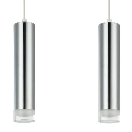 Luster na lanku ARMIN 2xGU10/10W/230V lesklý chróm