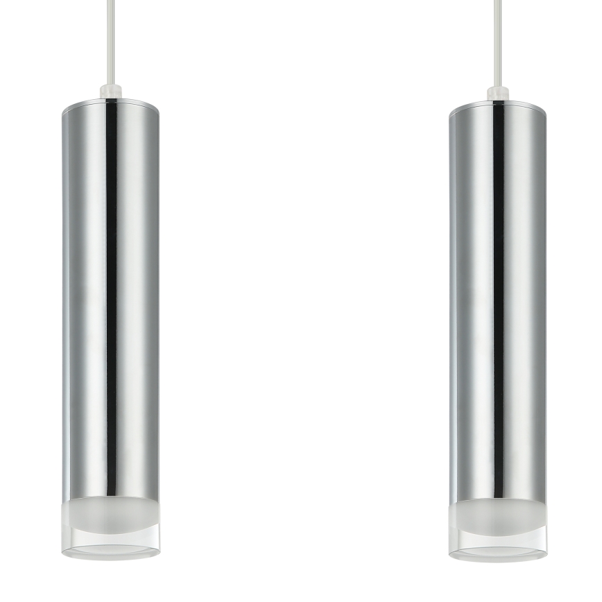 Luster na lanku ARMIN 2xGU10/10W/230V lesklý chróm