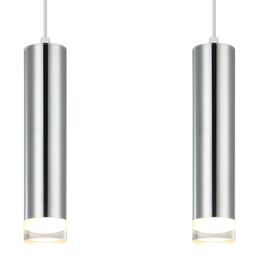 Luster na lanku ARMIN 2xGU10/10W/230V lesklý chróm