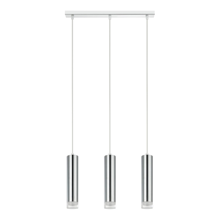 Luster na lanku ARMIN 3xGU10/10W/230V lesklý chróm